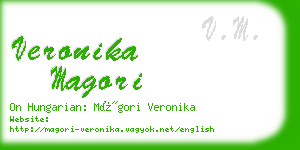 veronika magori business card